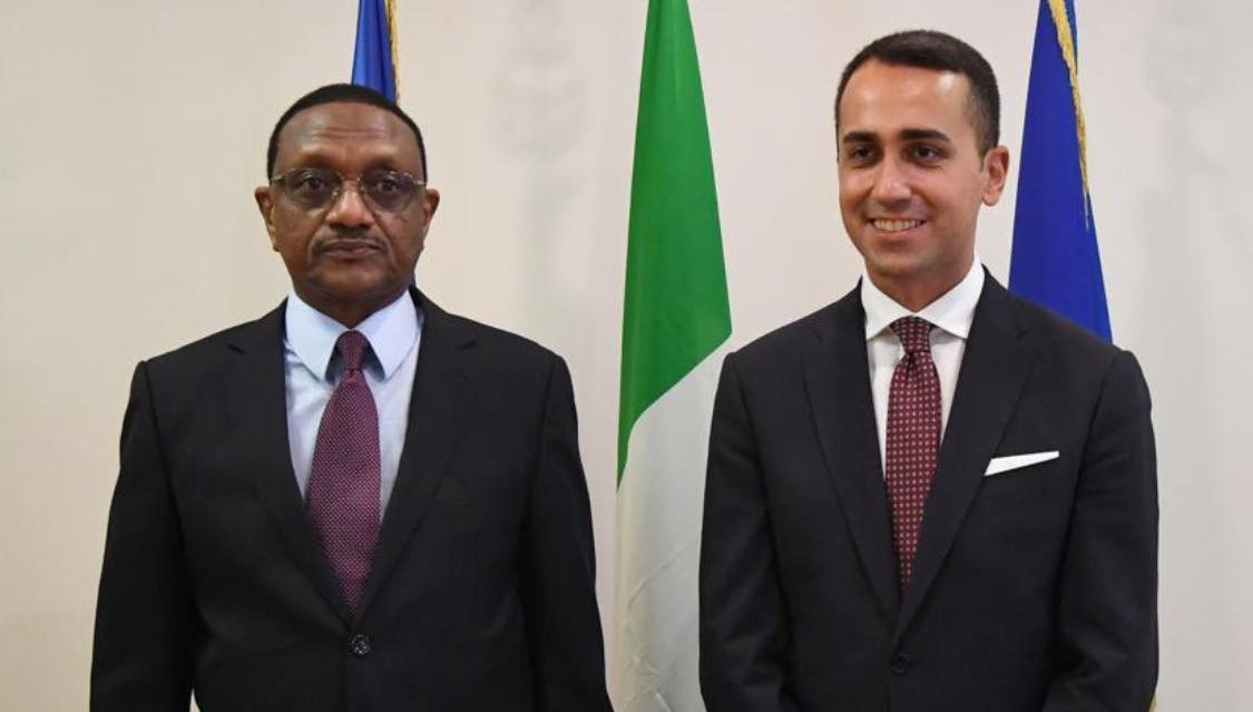Tchad-Italie : Chérif Mahamat Zène et Luigi Di Maio échangent sur des sujets d’intérêt commun entre les deux pays