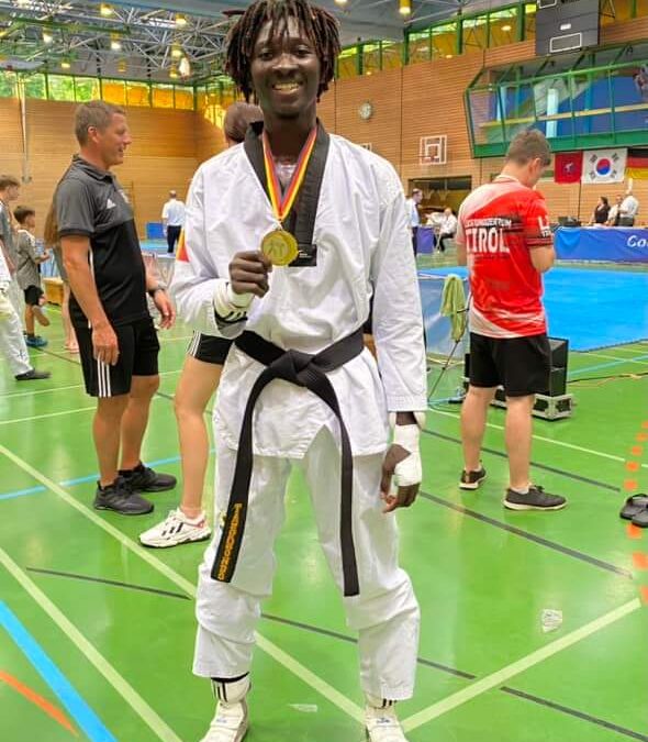 Encore une médaille en or pour le taekwondoiste tchadien, Betel Casimir