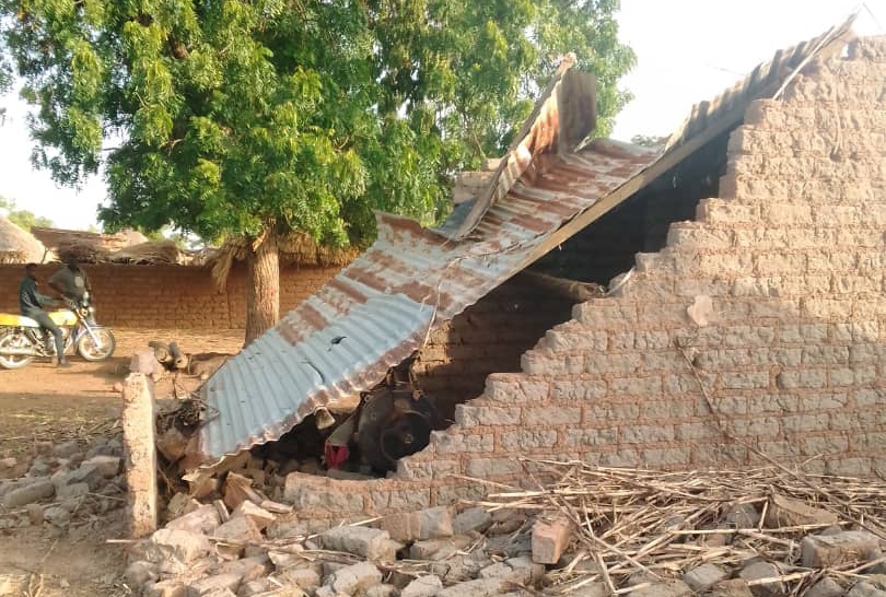 Mayo-Kebbi Est : une grosse pluie fait d’énormes dégâts au village Baga