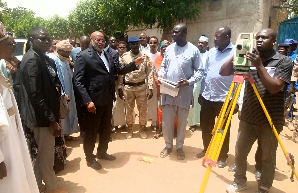 Le ministre de l’Aménagement du Territoire a lancé le recensement des parcelles du 1er et 7e arrondissements de N’Djamena
