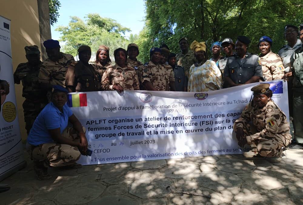 Tchad : l’APLFT outille les femmes membres des forces de l’ordre dans la gestion des travaux de groupe
