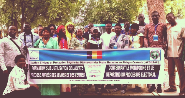 Tchad : des jeunes et femmes en formation sur le monitoring et le reporting du processus électoral