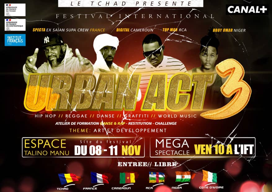 Culture : la 3e édition du festival « Urban Act » se tient du 08 au 11 novembre