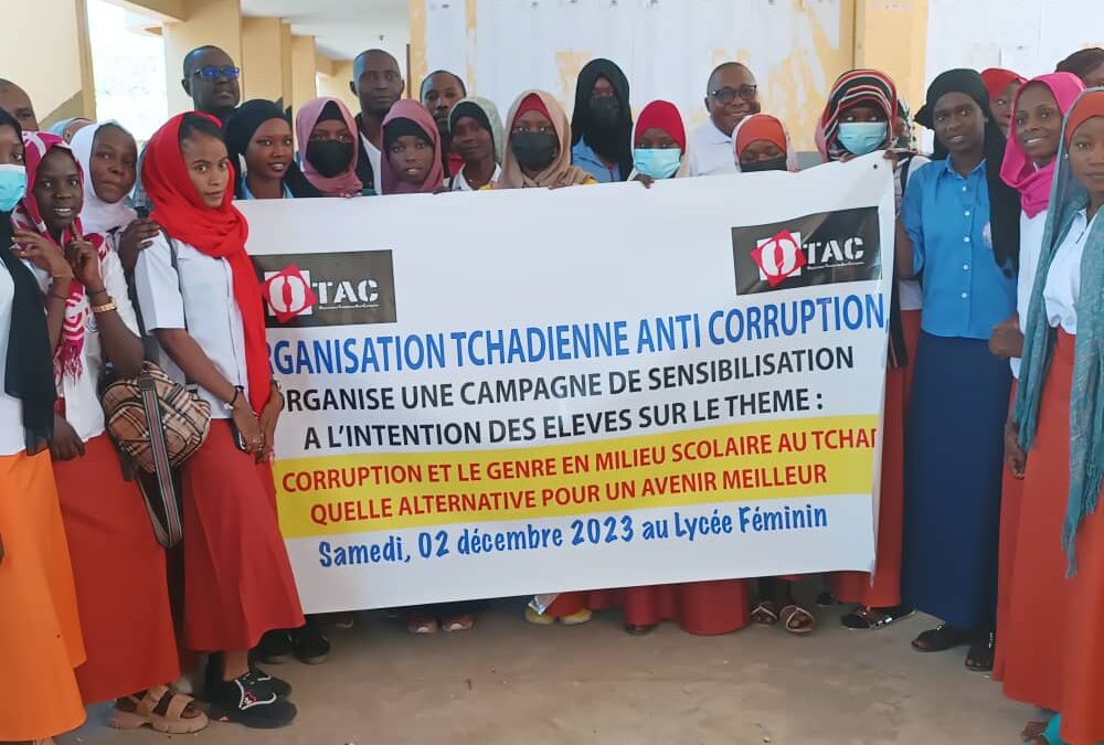 L’Organisation tchadienne anti corruption sensibilise les élèves du lycée féminin de N’Djamena