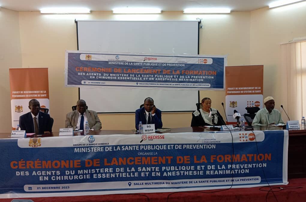 Tchad : le ministère de la Santé lance une formation des agents en chirurgie essentielle et anesthésie réanimation