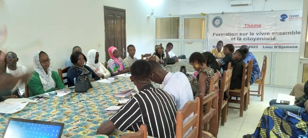 Société : 25 jeunes de la société civile bénéficient d’une formation sur le vivre-ensemble et la citoyenneté à N’Djamena
