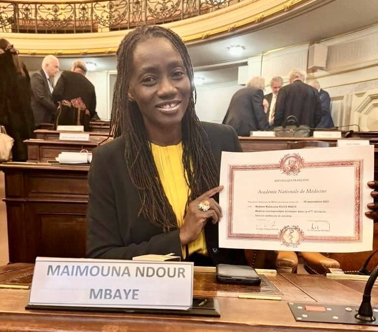 Maïmouna Ndour Mbaye intègre l’Académie française de médecine