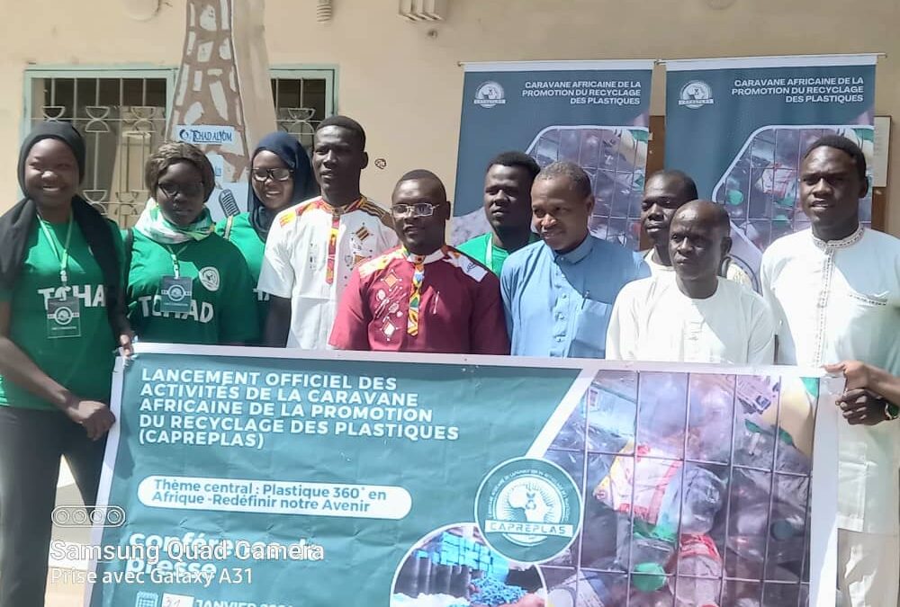 Société : la Caravane africaine de la promotion du recyclage des plastiques a lancé ses activités au Tchad