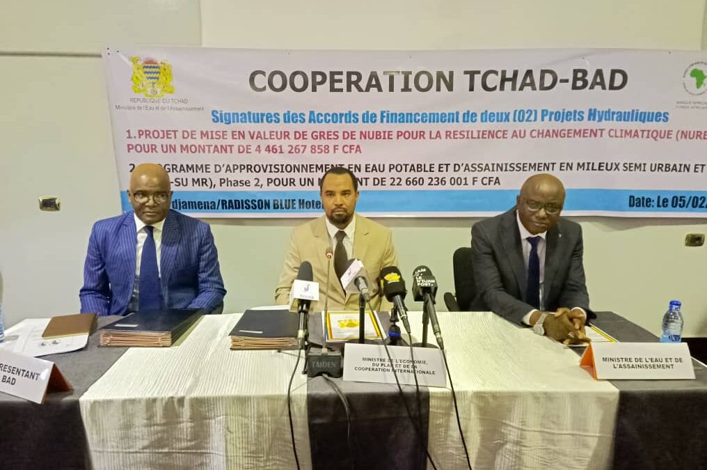 Coopération : le Tchad et la BAD s’engagent pour un avenir durable avec deux projets hydrauliques