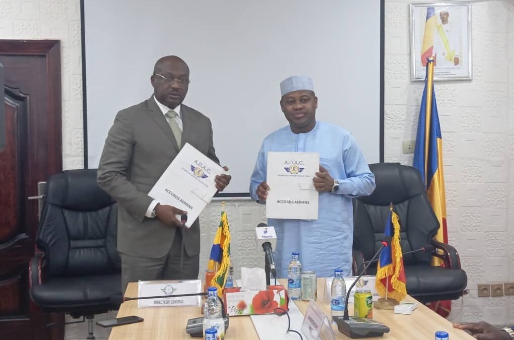 Aviation : le Gabon et le Tchad signent un nouvel accord pour le développement de l’aviation civile