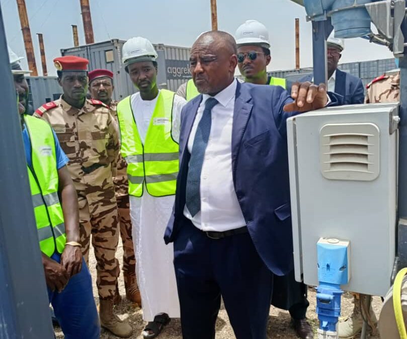 Tchad : le nouveau DG de la SNE en visite d’inspections aux centrales privées de Djarmaya
