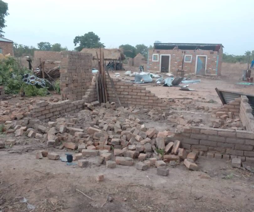 Logone oriental : un vent violent fait des dégâts dans un village de la Nya Pendé