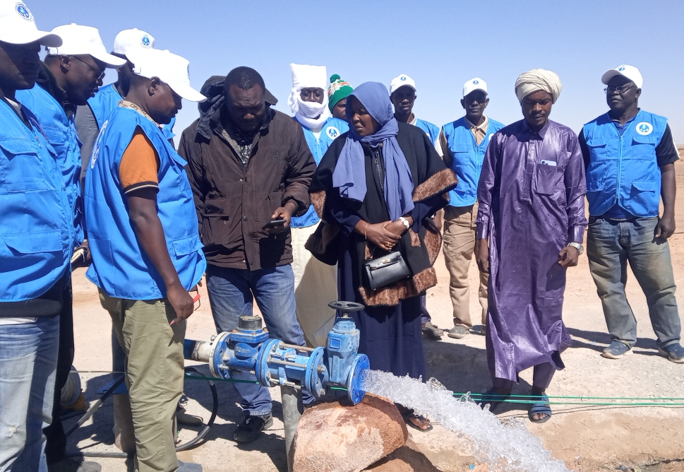 Accès à l’eau potable dans l’Ennedi Est : la DG de la STE constate l’évolution des études  de Kariari
