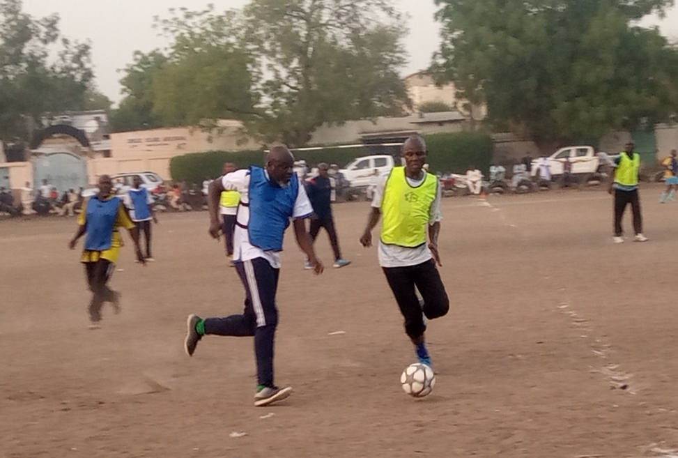 Football : des vétérans du 4e arrondissement de N’Djamena en match amical