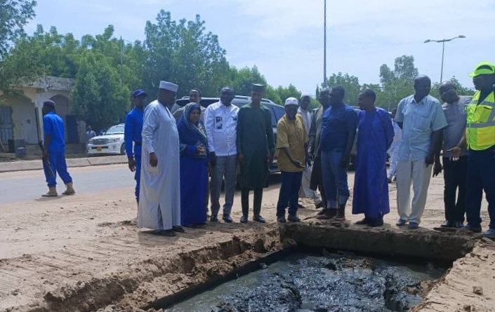 Gestion des caniveaux: la Maire de la ville de N’Djamena appelle la population à plus de civisme