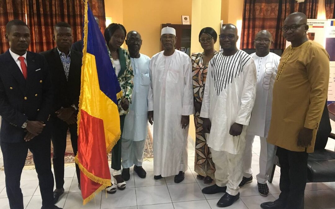 Les représentants du Tchad pour la 14e édition du concours international Génies en herbe OHADA présentés au ministre de la Justice