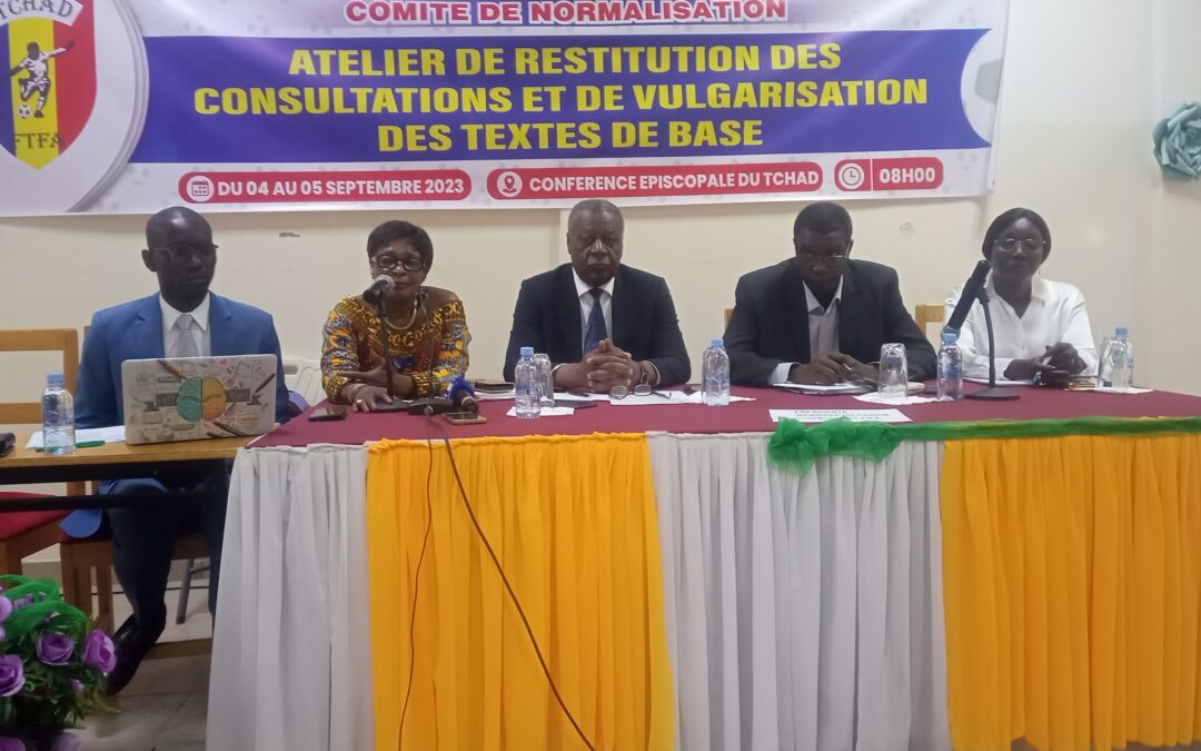 Football : les concertations sur la révision des textes de la Fédération tchadienne restituées