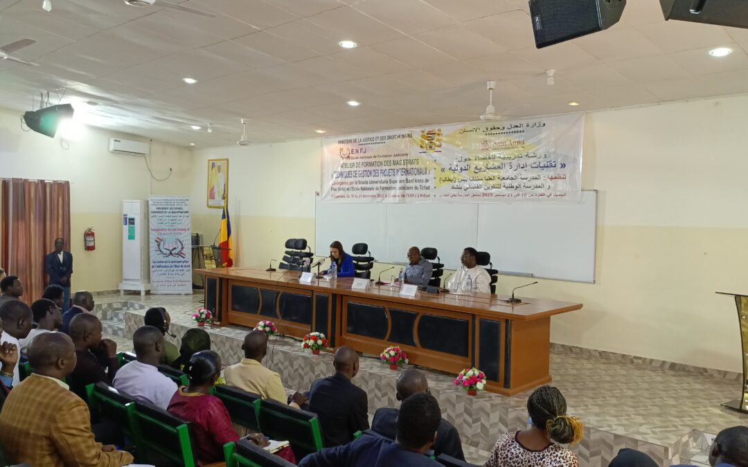 Tchad : les magistrats en formation sur la gestion de projets internationaux