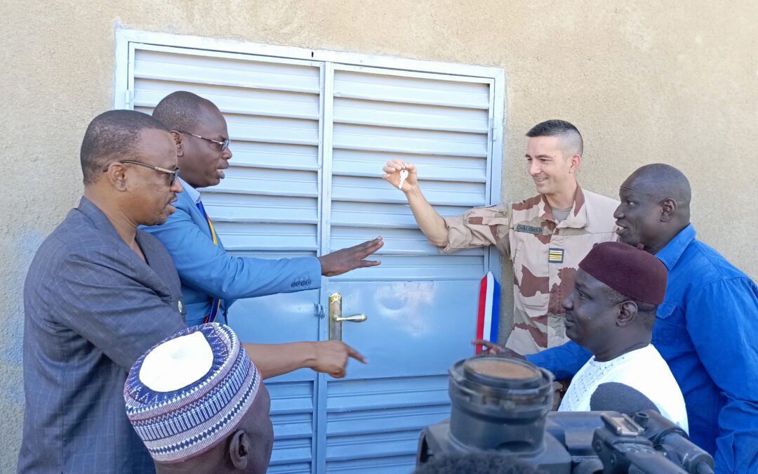 L’Armée française offre un bâtiment à l’école d’Abou Koma dans le 1er arrondissement de N’Djamena