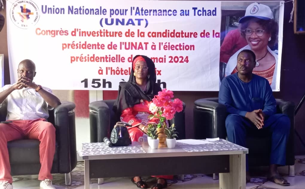 Présidentielle 2024: Ndjelar Koumadji Mariam investie candidate du parti L’Union Nationale pour L’Alternance au Tchad