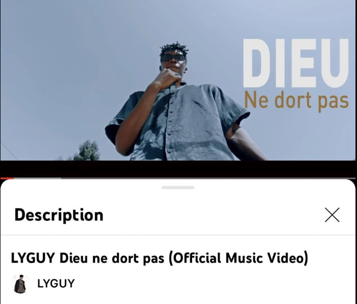 Musique  : le single “Dieu ne dort pas” de Lyguy a fait un million de vues sur youtube