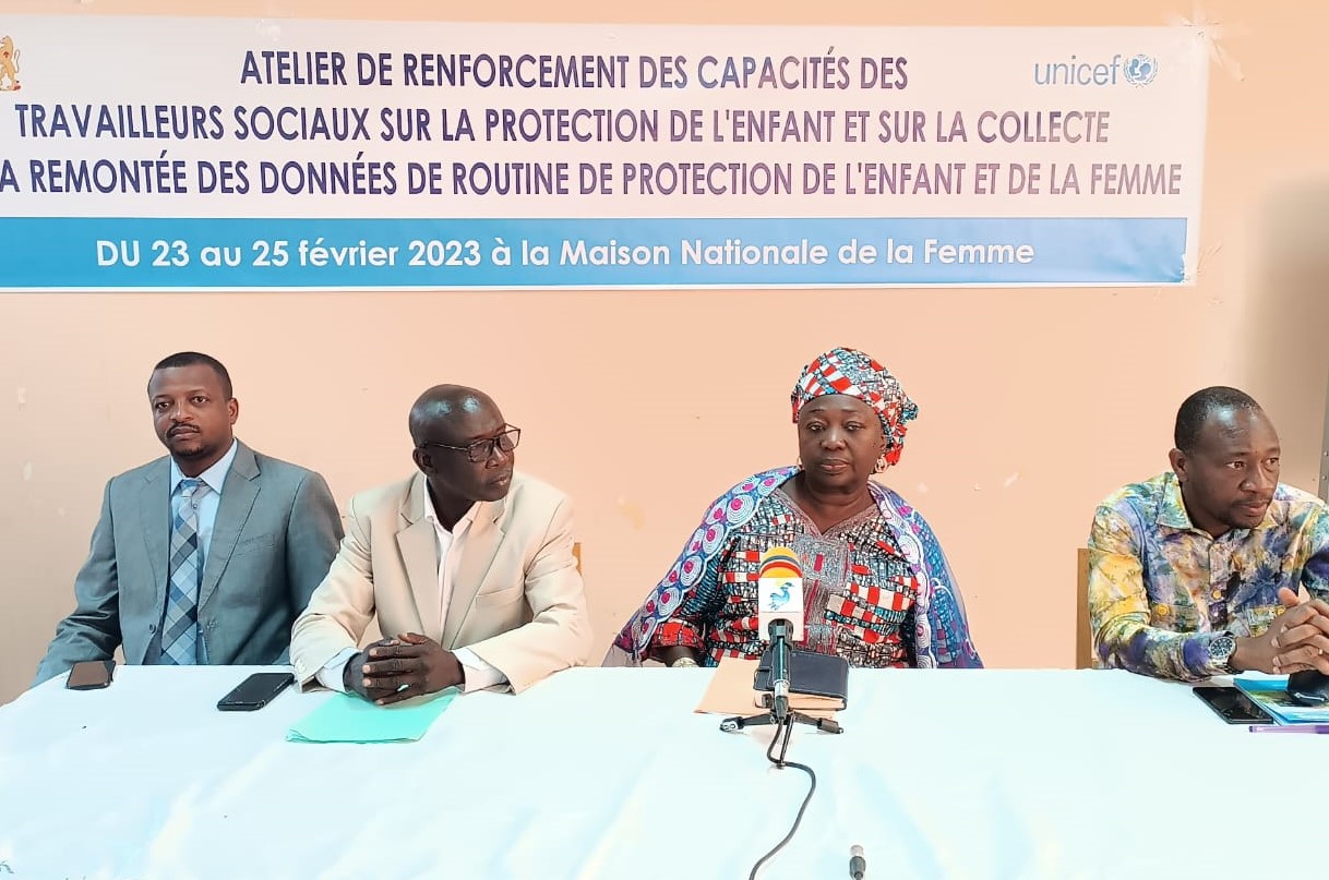 Tchad : le ministère du Genre renforce les capacités des travailleurs sociaux sur la protection de l’enfance