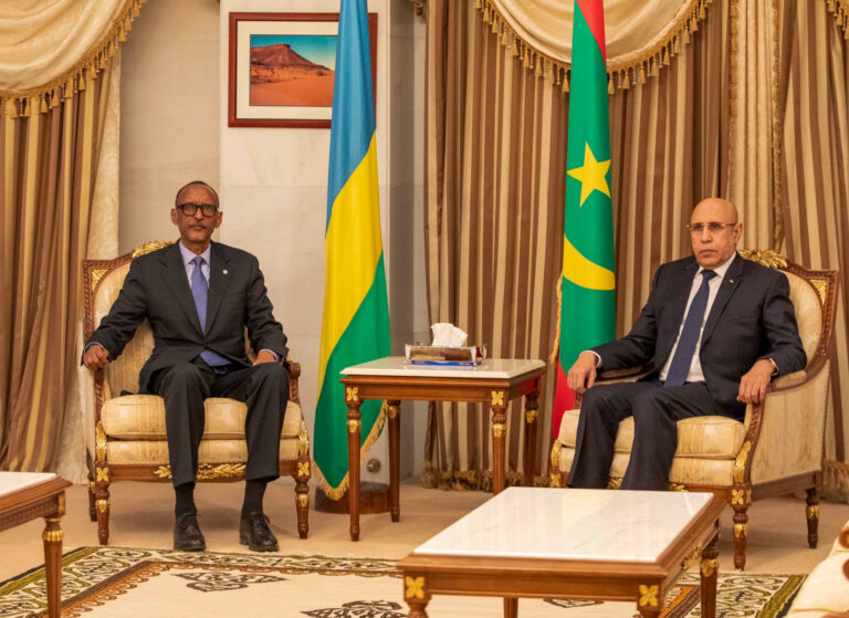 Les présidents mauritanien et rwandais préoccupés par la violence au Sahel et dans les Grands lacs