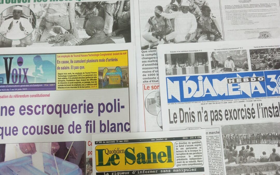 Revue de presse : Mahamat Idriss Déby sur les terres brûlées du sud, vers un passage en force pour le référendum constitutionnel
