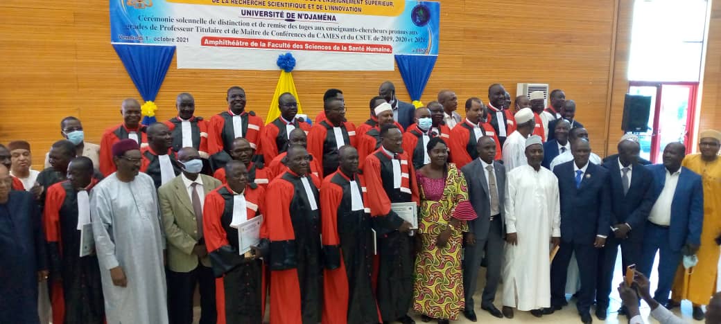 Tchad : le ministère de l’Enseignement supérieur célèbre 28 enseignants-chercheurs élevés au grade de maître de conférences et professeur titulaire
