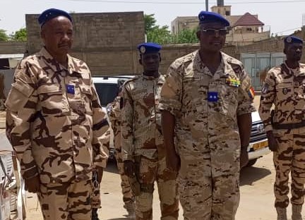 Tchad : le directeur général de la Gendarmerie en visite au sein du Groupement des Ecoles de la Gendarmerie nationale