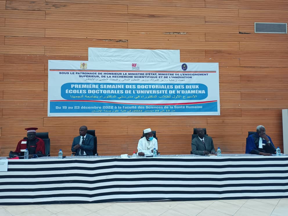 Enseignement supérieur : l’université de N’Djamena organise la première semaine des doctoriales des deux écoles doctorales