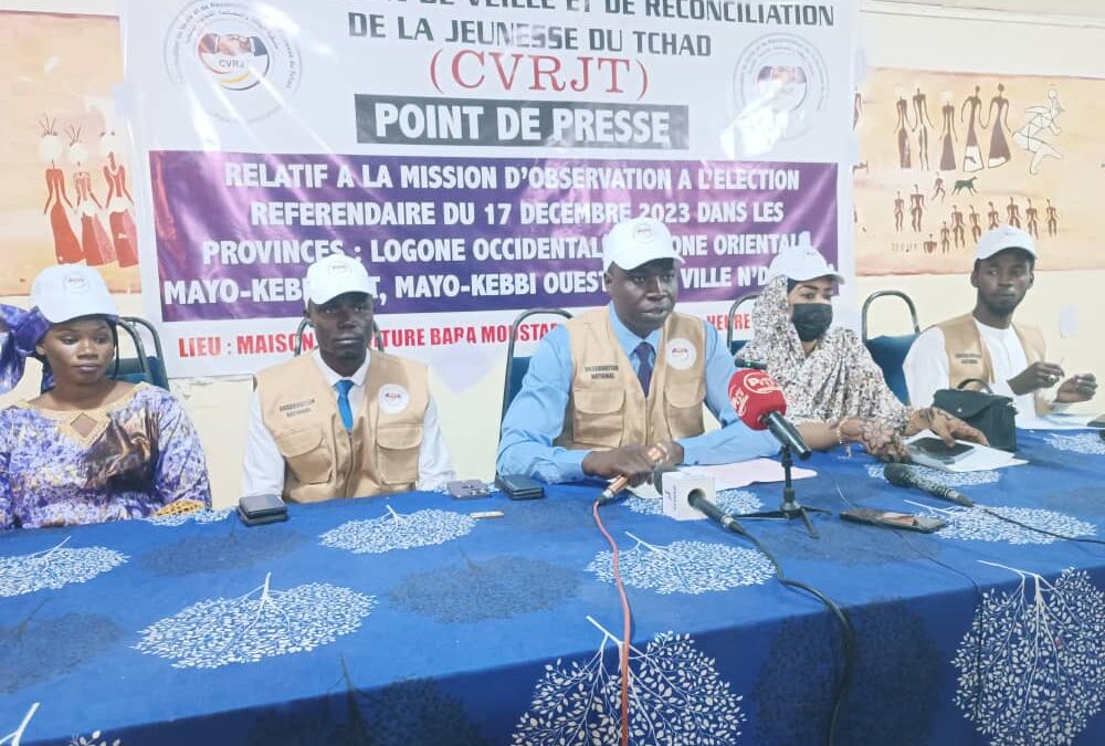 La Coordination de veille de la jeunesse du Tchad se réjouit du bon déroulement du scrutin du 17 décembre