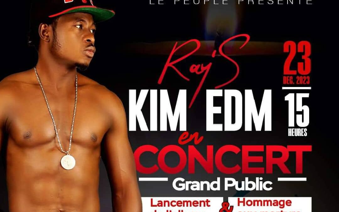 Culture : le concert de Ray’s Kim EDM reporté en raison de problème de santé