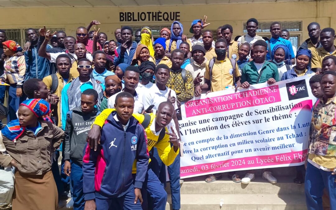 L’Organisation tchadienne anti-corruption va en guerre contre la corruption en milieu scolaire au Tchad