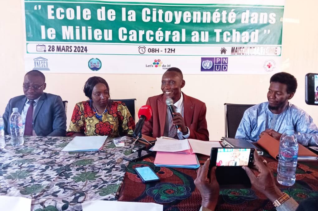 L’Association tchadienne pour le réarmement moral lance son programme « Ecole de la citoyenneté dans le milieu carcéral au Tchad »