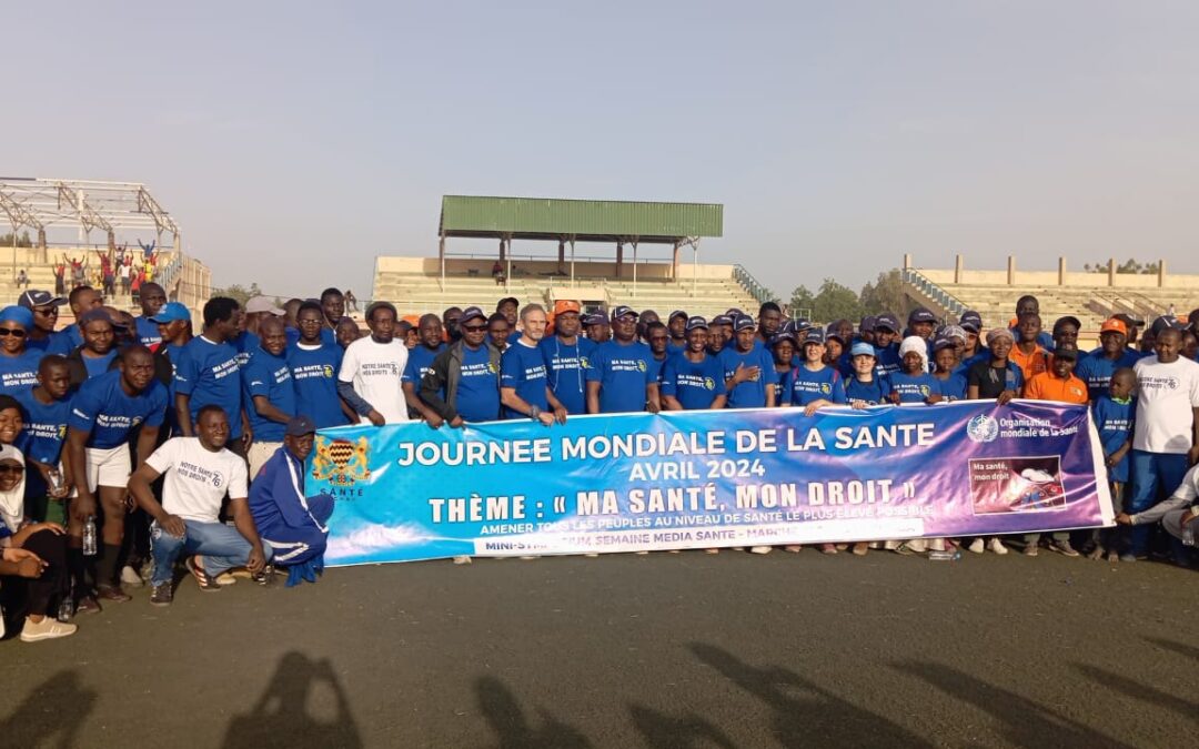Tchad : une grande marche sportive à l’occasion de la Journée mondiale de la santé a eu lieu à N’Djamena