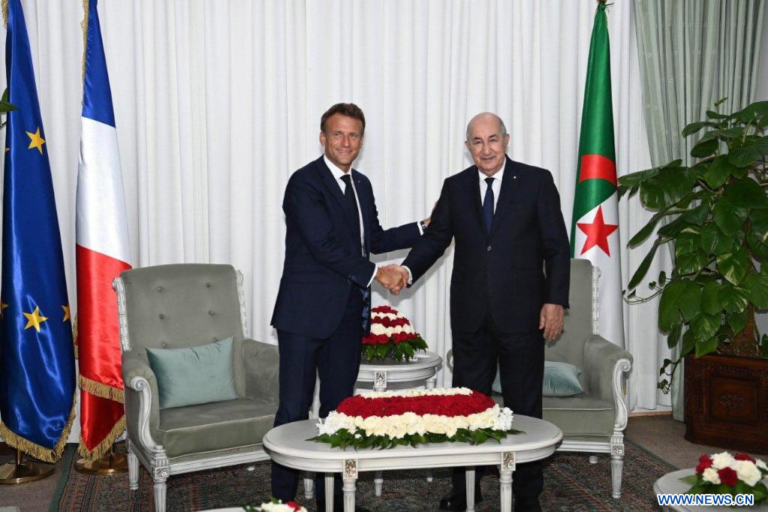 Emmanuel Macron en visite en Algérie