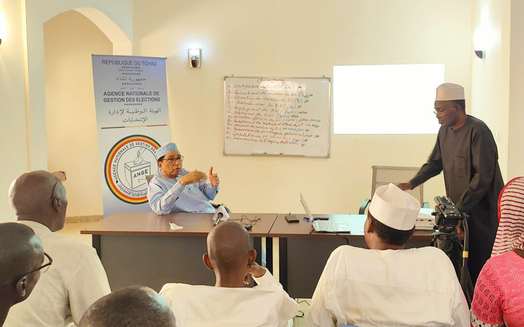 Présidentielle 2024: le président de l’ANGE rencontre les membres de démembrement de la commune de N’Djamena