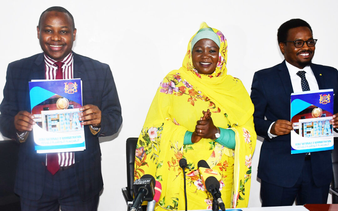 Senoussi Hassana Abdoulaye passe le flambeau à Dr Mahamat Borgou Hassan à la tête de l’ENA